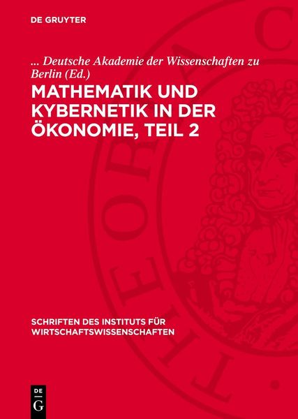 Produktbild: Mathematik und Kybernetik in der &Ouml;konomie, Teil 2