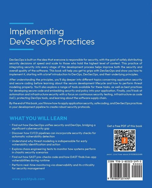 Produktbild: Implementing DevSecOps Practices