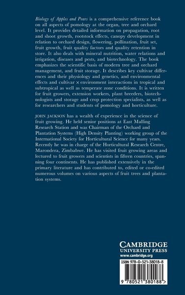 Produktbild: The Biology of Apples and Pears