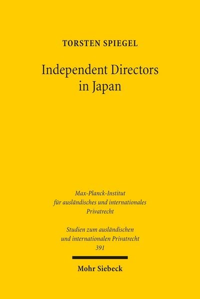 Produktbild: Independent Directors in Japan