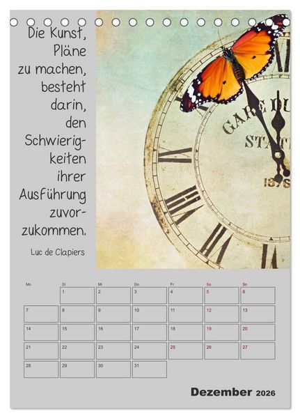 Produktbild: Motivationshilfe (Tischkalender 2026 DIN A5 hoch), CALVENDO Monatskalender