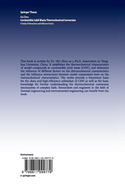 Produktbild: Combustible Solid Waste Thermochemical Conversion