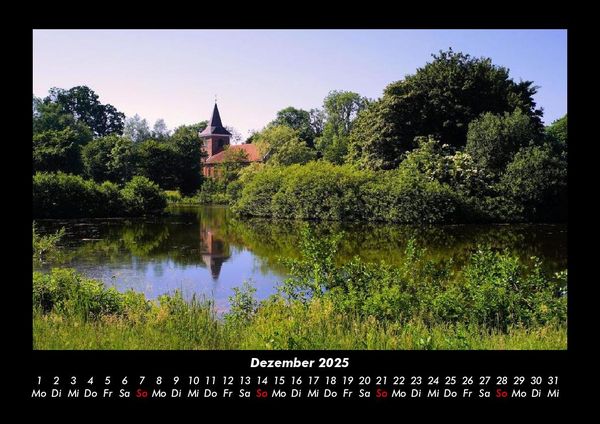 Produktbild: Landschaftskalender 2025 Fotokalender DIN A3
