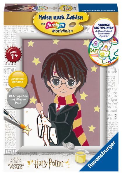 Produktbild: CreArt, Malen nach Zahlen Kinder Harry Potter - Harry