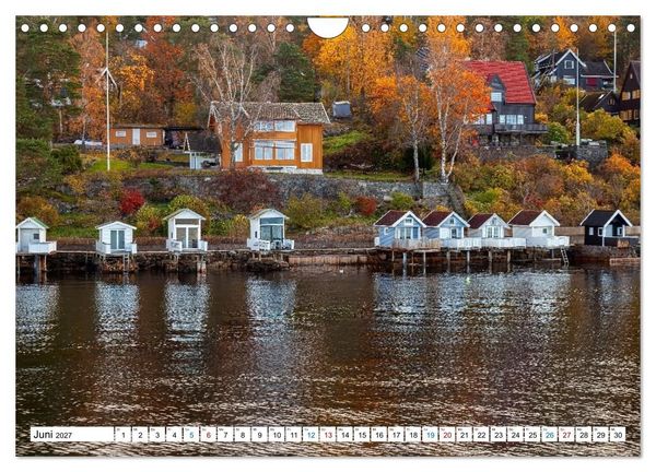 Produktbild: Oslo mit dem Oslofjord (Wandkalender 2027 DIN A4 quer), CALVENDO Monatskalender