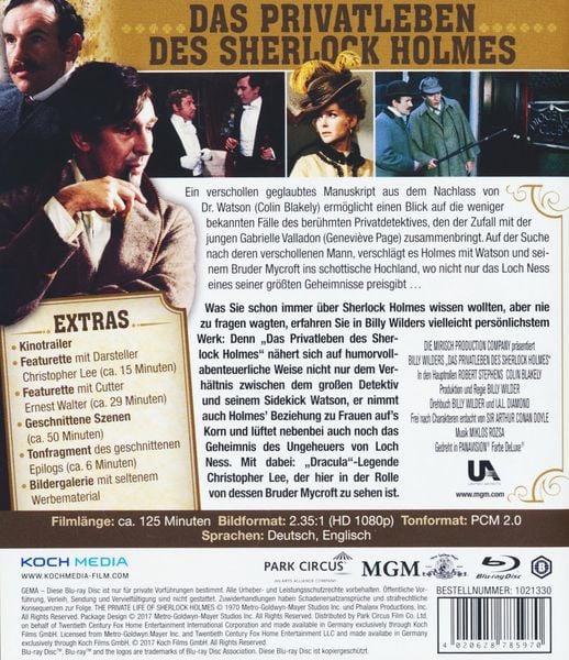 Produktbild: Das Privatleben des Sherlock Holmes [SE]