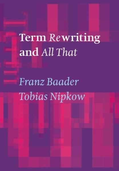 Produktbild: Term Rewriting and All That
