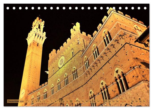 Produktbild: Sehnsucht nach SIENA (Tischkalender 2026 DIN A5 quer), CALVENDO Monatskalender