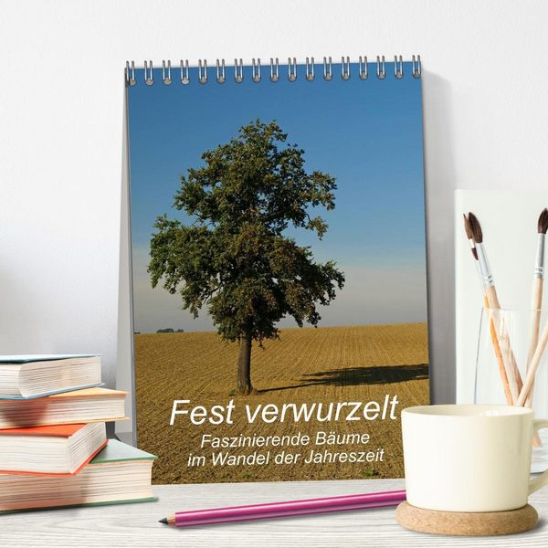 Produktbild: Fest verwurzelt - Faszinierende B&auml;ume im Wandel der Jahreszeit (Tischkalender 2026 DIN A5 hoch), CALVENDO Monatskalender