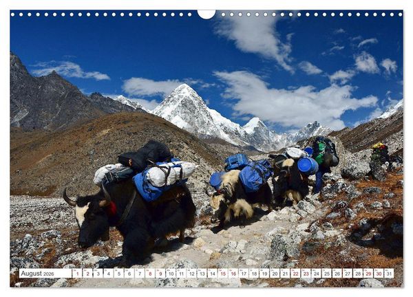 Produktbild: Im Reich des Sagarmatha (Wandkalender 2026 DIN A3 quer), CALVENDO Monatskalender
