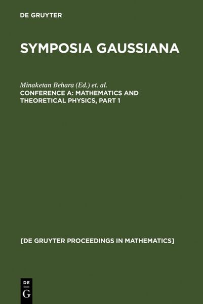 Produktbild: Mathematics and Theoretical Physics
