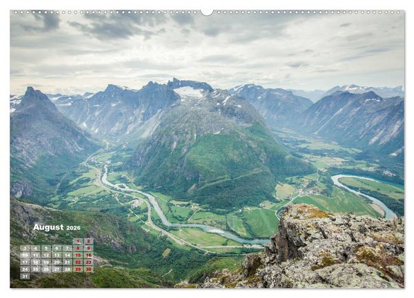 Produktbild: Aufregendes Norwegen (Wandkalender 2026 DIN A2 quer), CALVENDO Monatskalender