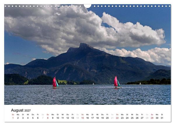 Produktbild: Zauberhaftes Mondseeland (Wandkalender 2027 DIN A3 quer), CALVENDO Monatskalender
