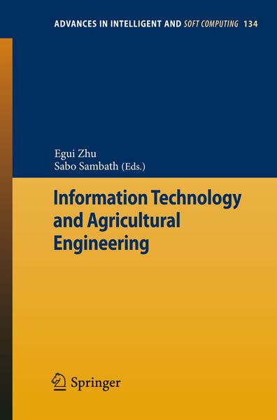Produktbild: Information Technology and Agricultural Engineering