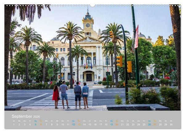 Produktbild: Malaga - andalusische Mittelmeerk&uuml;ste (Wandkalender 2026 DIN A2 quer), CALVENDO Monatskalender