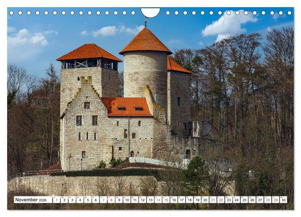 Produktbild: Werra Burgen Steig (Wandkalender 2026 DIN A4 quer), CALVENDO Monatskalender