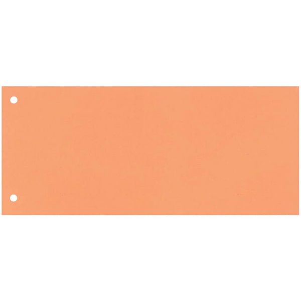 Produktbild: Q-Connect KF00519 Trennstreifen 190 g/qm Karton - orange, 100 St&uuml;ck