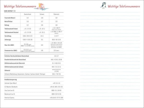 Produktbild: Helme Heine: Familienplaner-Buch A6 2027