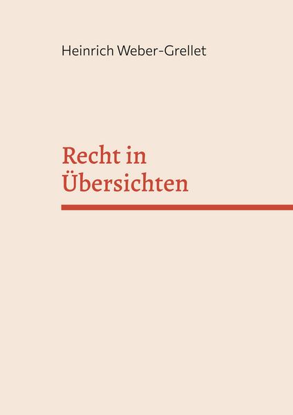 Produktbild: Recht in &Uuml;bersichten