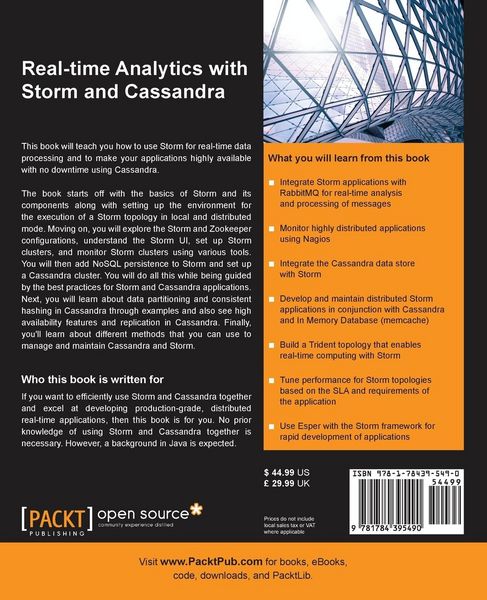 Produktbild: Real-time Analytics with Storm and Cassandra
