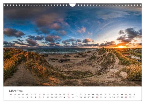 Produktbild: D&auml;nemark - Land im Licht (Wandkalender 2026 DIN A3 quer), CALVENDO Monatskalender