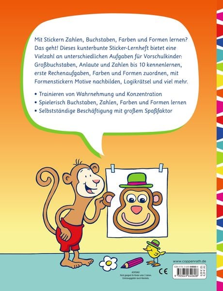 Produktbild: Sticker-Lernspa&szlig; (Wilde Tiere)