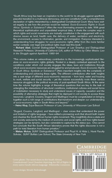 Produktbild: Socio-Economic Rights in South Africa