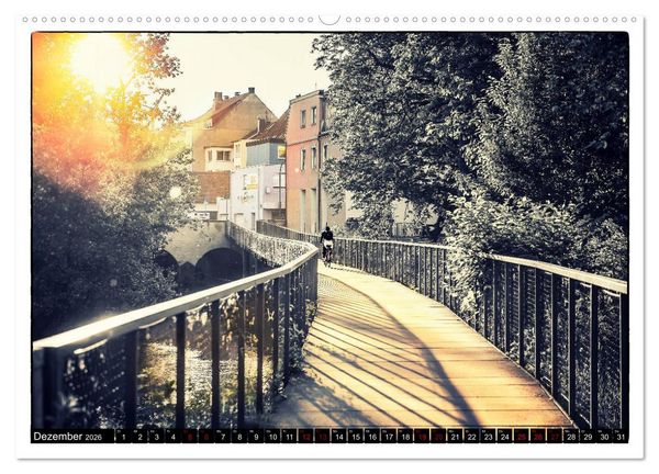 Produktbild: Osnabr&uuml;ck f&auml;hrt Fahrrad (Wandkalender 2026 DIN A2 quer), CALVENDO Monatskalender