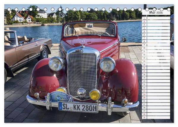 Produktbild: Mercedes Benz 170 Cabriolet (Tischkalender 2026 DIN A5 quer), CALVENDO Monatskalender