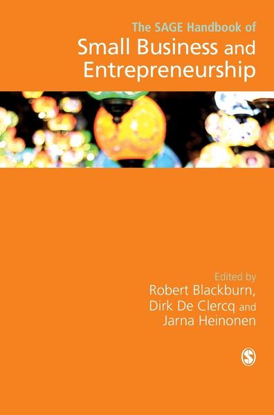 Produktbild: The SAGE Handbook of Small Business and Entrepreneurship