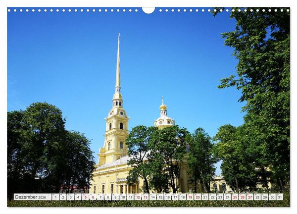 Produktbild: Russland - Auf dem Wasser von Moskau nach St. Petersburg (Wandkalender 2026 DIN A3 quer), CALVENDO Monatskalender