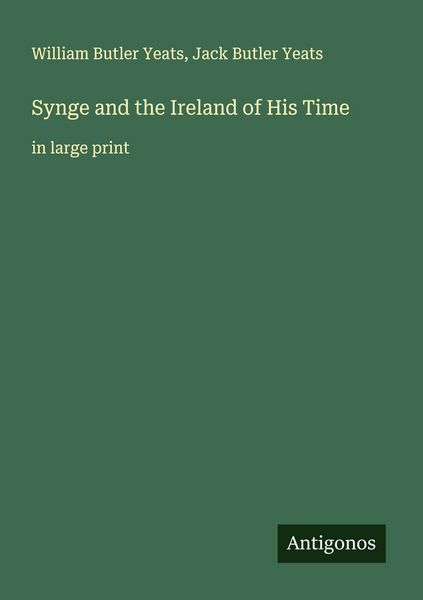 Produktbild: Synge and the Ireland of His Time