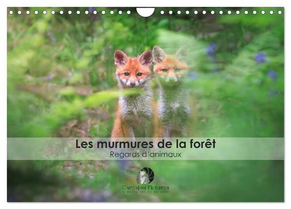 Produktbild: Les murmures de la for&ecirc;t - Regards d'animaux (Calendrier mural 2027 DIN A4 vertical), CALVENDO calendrier mensuel