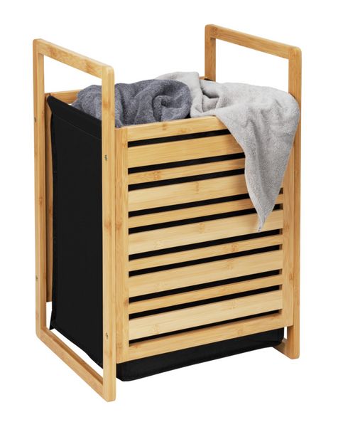 Produktbild: W&auml;schetruhe Mod. Ecori, Bambus, recyceltes Polyester