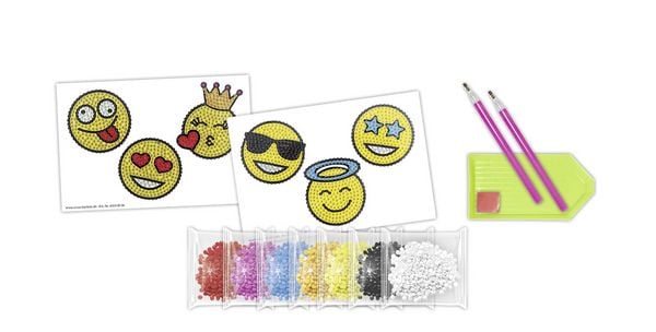 Produktbild: Diamond Painting Sticker "Smileys"