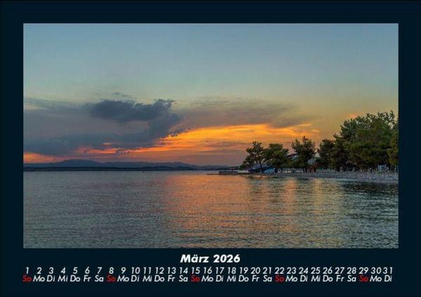 Produktbild: Kroatien 2026 Fotokalender DIN A5