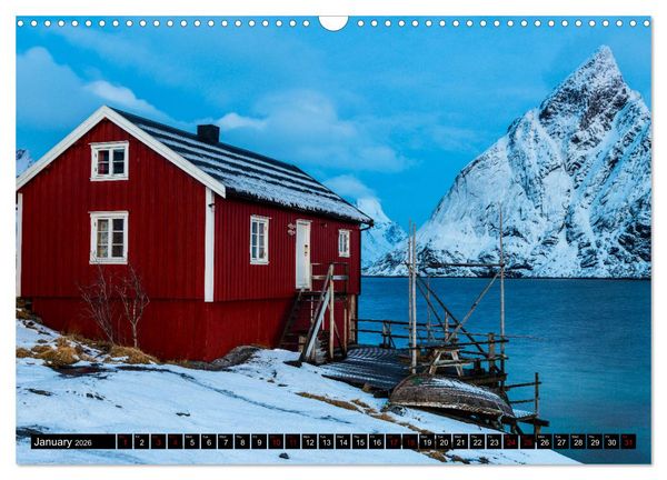 Produktbild: Lofoten. Nature Water Light (Wall Calendar 2026 DIN A3 landscape), CALVENDO 12 Month Wall Calendar