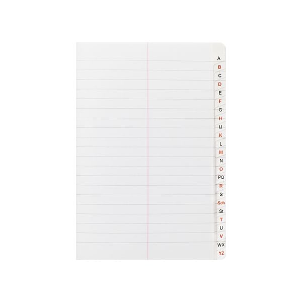 Produktbild: OXFORD Vokabelheft mit Register A5, 48 Blatt, mit Register A-Z, 90 g/m&sup2;