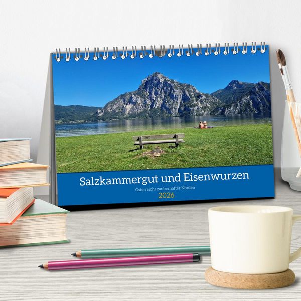 Produktbild: Salzkammergut und Eisenwurzen (Tischkalender 2026 DIN A5 quer), CALVENDO Monatskalender