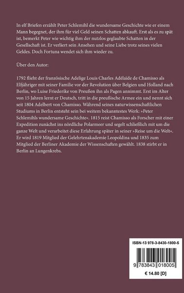 Produktbild: Peter Schlemihls wundersame Geschichte