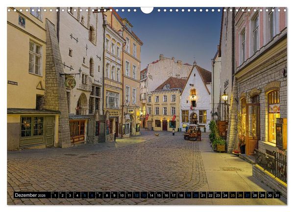 Produktbild: Nordischer Glanz &ndash; Tallinn - Riga - Vilnius (Wandkalender 2026 DIN A3 quer), CALVENDO Monatskalender