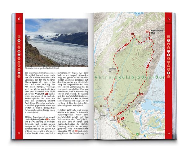 Produktbild: KOMPASS Wanderführer Island, 70 Touren mit Extra-Tourenkarte