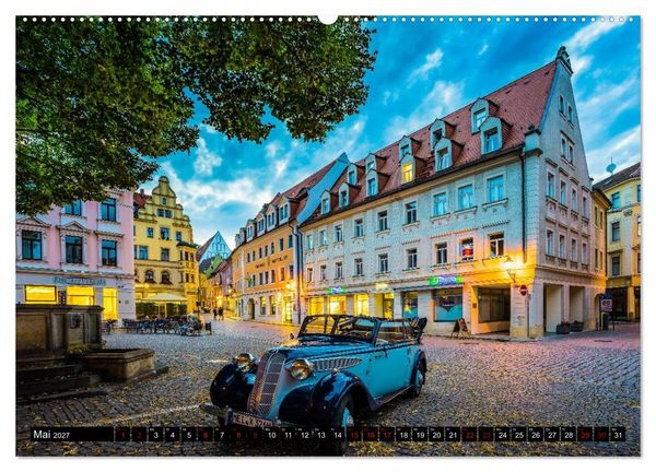 Produktbild: Mei&szlig;en Impressionen (hochwertiger Premium Wandkalender 2027 DIN A2 quer), Kunstdruck in Hochglanz