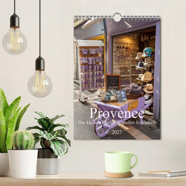 Produktbild: Provence &ndash; Die kleinen D&ouml;rfer in gro&szlig;er Sch&ouml;nheit (Wandkalender 2027 DIN A4 hoch), CALVENDO Monatskalender