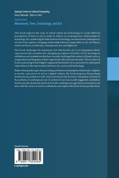 Produktbild: Movement, Time, Technology, and Art