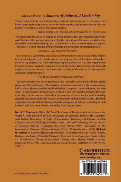 Produktbild: Sources of Industrial Leadership