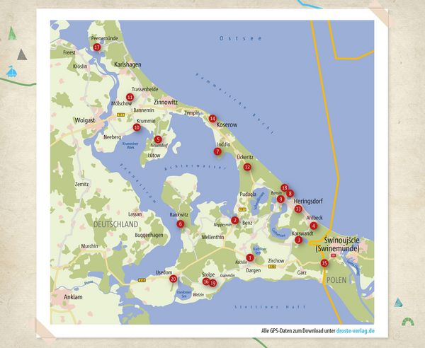 Produktbild: Usedom. Wandern f&uuml;r die Seele