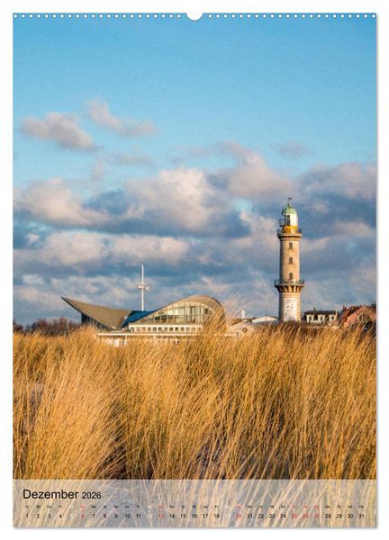 Produktbild: Hansestadt Rostock - Sehensw&uuml;rdigkeiten der Ostseemetropole (hochwertiger Premium Wandkalender 2026 DIN A2 hoch), Kunstdruck in Hochglanz