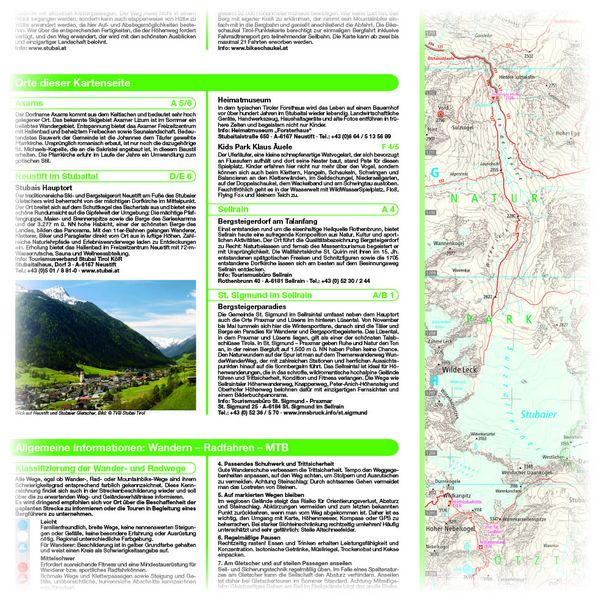 Produktbild: Publicpress Rad- und Wanderkarte Stubaier Alpen, Stubaital, Wipptal 1:35.000