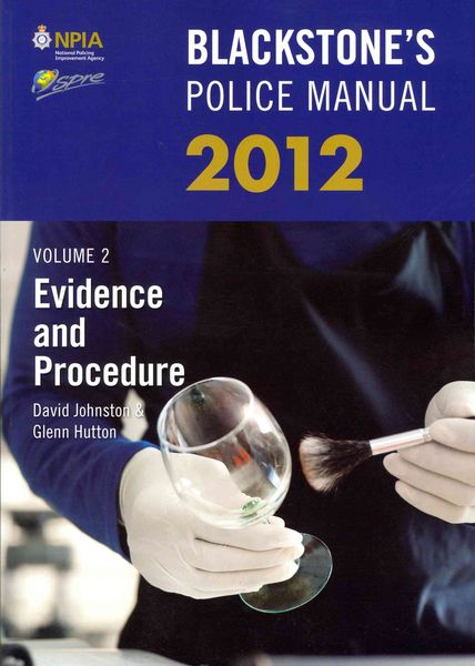 Produktbild: Police Manual V02 Evidenc-2012